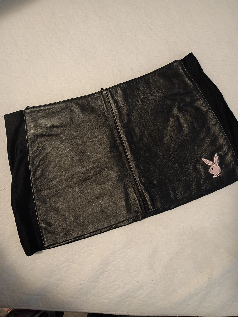 PLAYBOY  Leather Mini Skirt